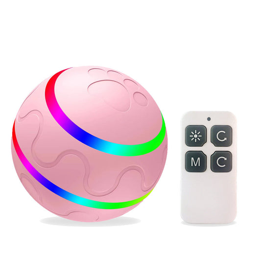 Smart Interactive Cat Toy Ball – USB Rechargeable Self-Rotating Ball for Indoor Cats | Quiet Motor & LED Play