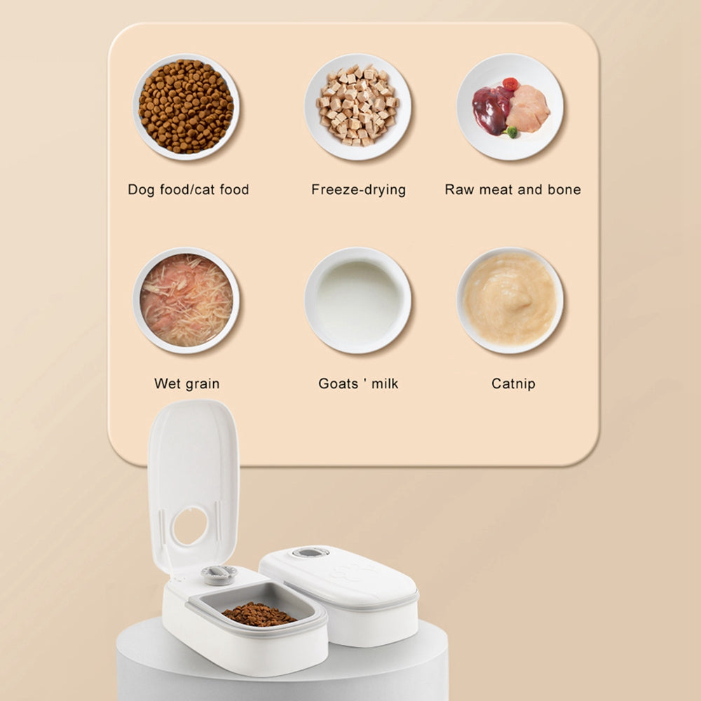 Automatic Pet Feeder for Cats & Dogs – Smart Food Dispenser with Timer