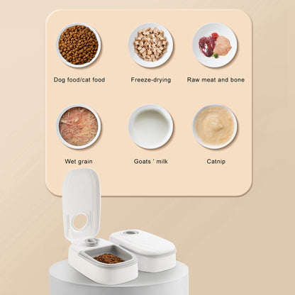 Automatic Pet Feeder for Cats & Dogs – Smart Food Dispenser with Timer
