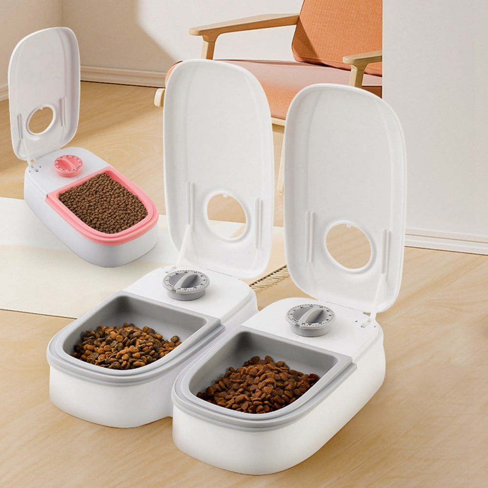 Automatic Pet Feeder for Cats & Dogs – Smart Food Dispenser with Timer
