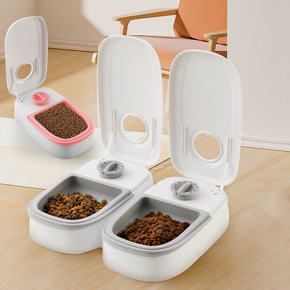 Automatic Pet Feeder for Cats & Dogs – Smart Food Dispenser with Timer