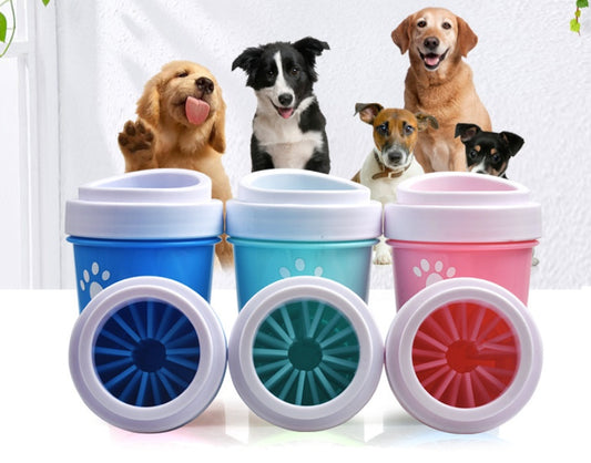 Silicone Dog Paw Cleaner – Portable Pet Foot Washing Cup for Dirt & Mud Removal