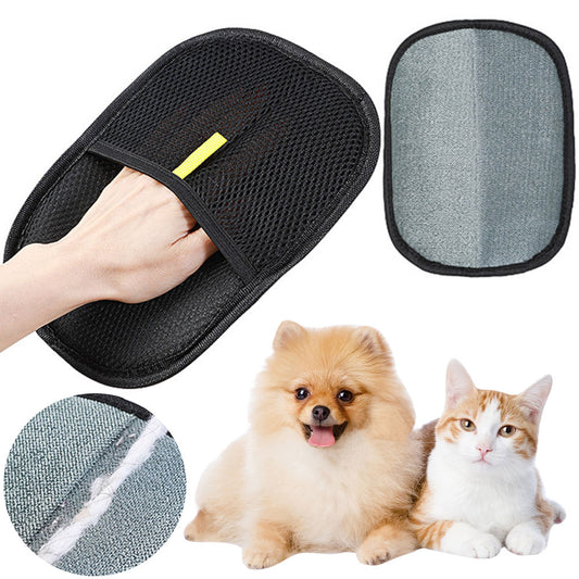 Pet Hair Remover Glove – Reusable Deshedding Grooming Mitt for Dogs & Cats