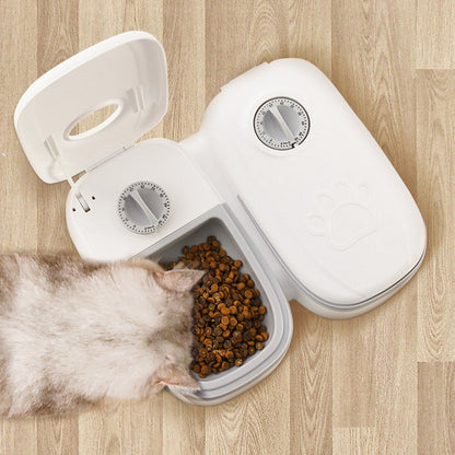 Automatic Pet Feeder for Cats & Dogs – Smart Food Dispenser with Timer