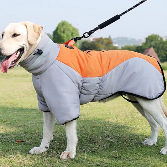 New Winter Dog Coat – Waterproof & Warm Pet Clothes for Medium & Large Dogs | Thick Dog Vest for Labrador, Husky & Golden Retriever