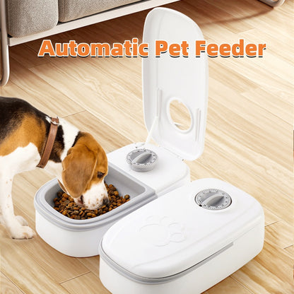 Automatic Pet Feeder for Cats & Dogs – Smart Food Dispenser with Timer